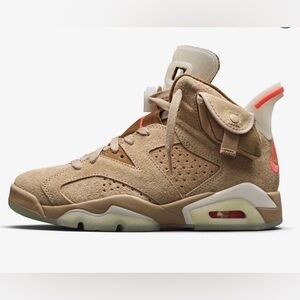 Jordan 6 Retro x Travis Scott Mid British Khaki